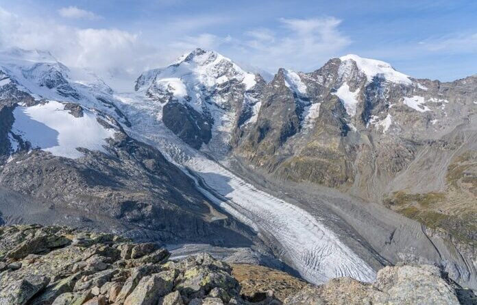 glaciares en los Alpes